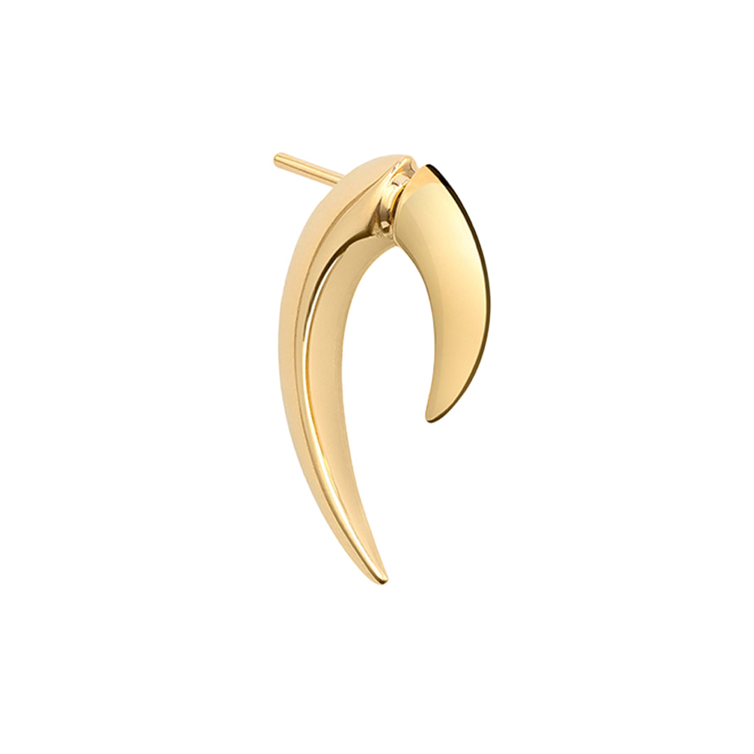 Talon Fine Large Single Earring - 18ct Yellow Gold