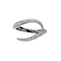 Interlocking Ariana50 Wedding Ring - 18ct White Gold 