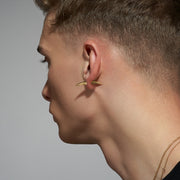 Arc Single Bar Earring - Yellow Gold Vermeil
