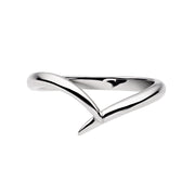 Entwined Captured Vine Wedding Ring - 18ct White Gold