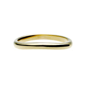 Entwined Slim Vine Wedding Ring - 18ct Yellow Gold