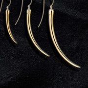 No.1 Large Earrings - Yellow Gold Vermeil