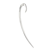 Hook Single Size 4 Earring - Silver