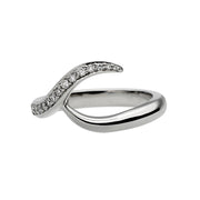 Entwined Rapture75 Wedding Ring - 18ct White Gold & 0.16ct Diamond