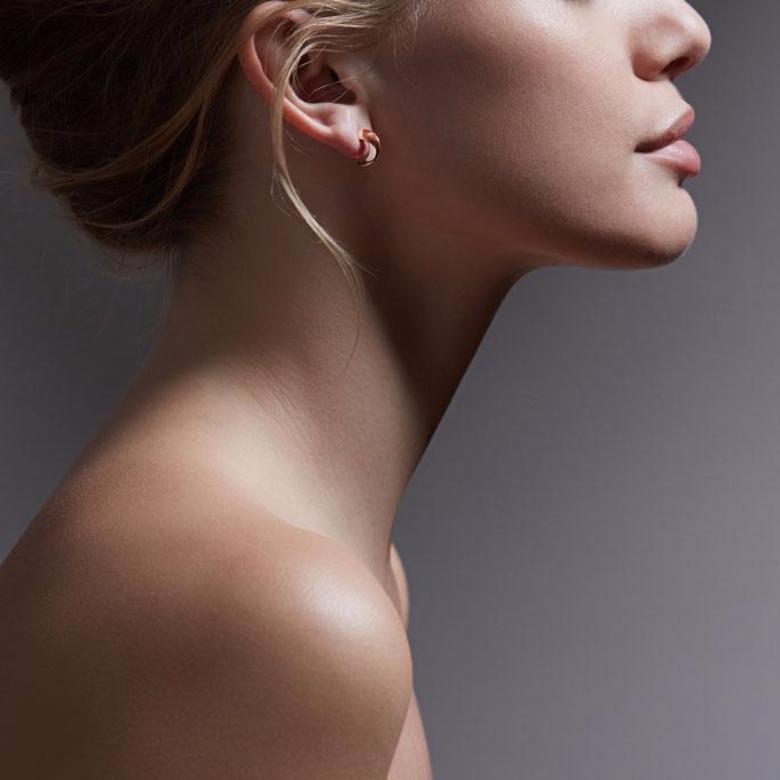 Talon Cat Claw Hoop Earrings - Rose Gold Vermeil