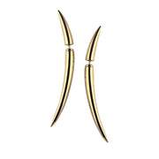 Quill Earrings - Yellow Gold Vermeil