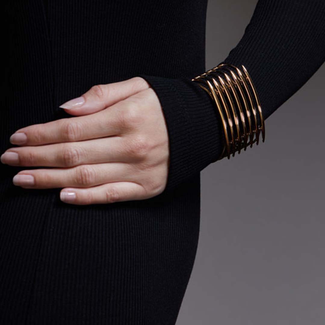 Quill Cuff - Yellow Gold Vermeil