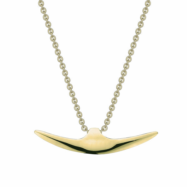 Silver Gold Plate Arc Pendant