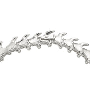 Serpent's Trace Wide Bracelet - Silver