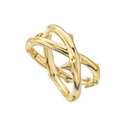 Rose Thorn Wide Band Ring - Yellow Gold Vermeil