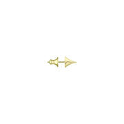 Rose Thorn Single Stud Earring - Yellow Gold Vermeil