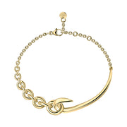 Hook Chain Bracelet - Yellow Gold Vermeil