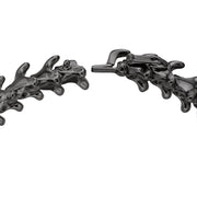 Serpent's Trace Slim Bracelet - Silver Black Rhodium