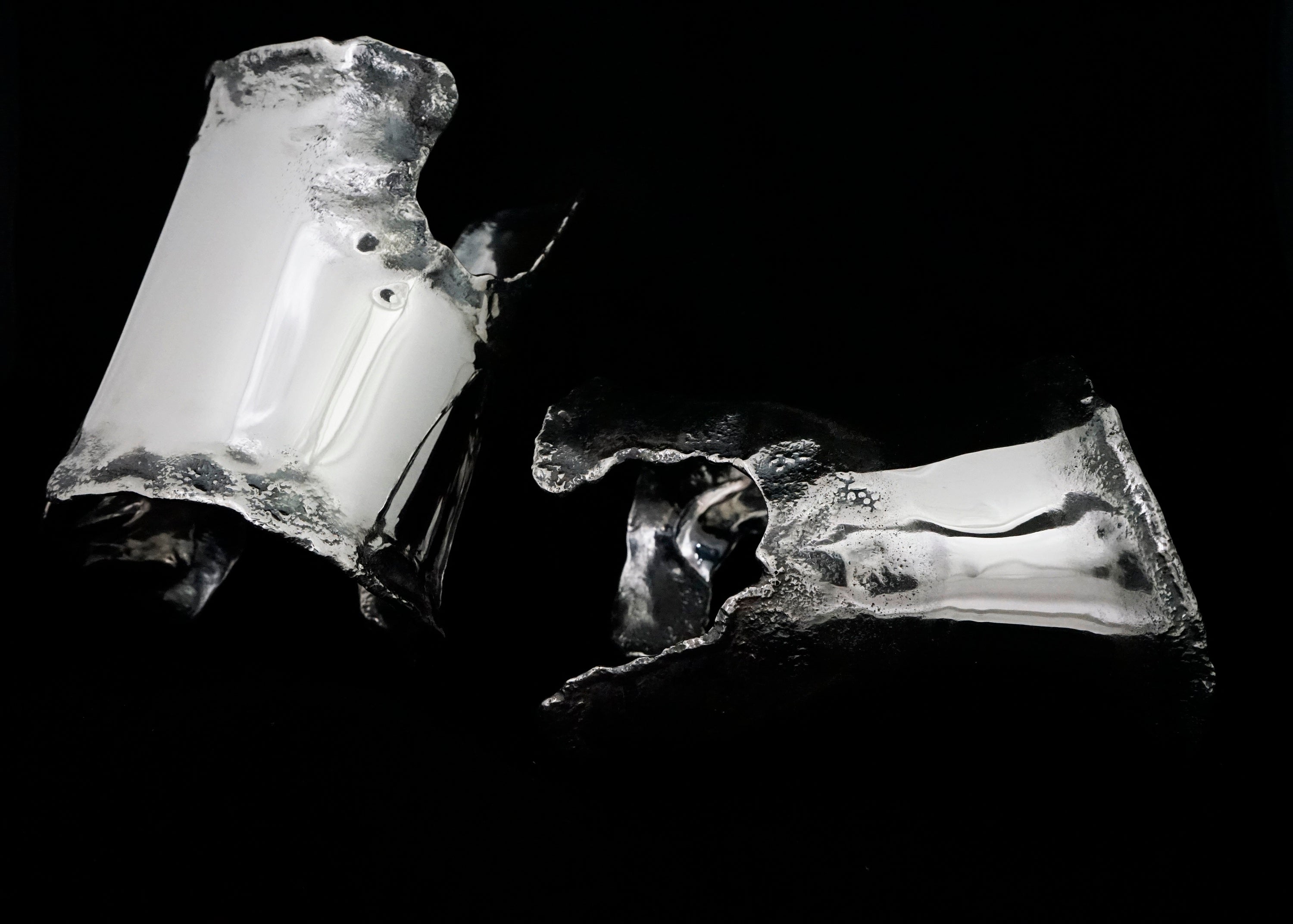 Neptune Distressed Cuffs - Silver