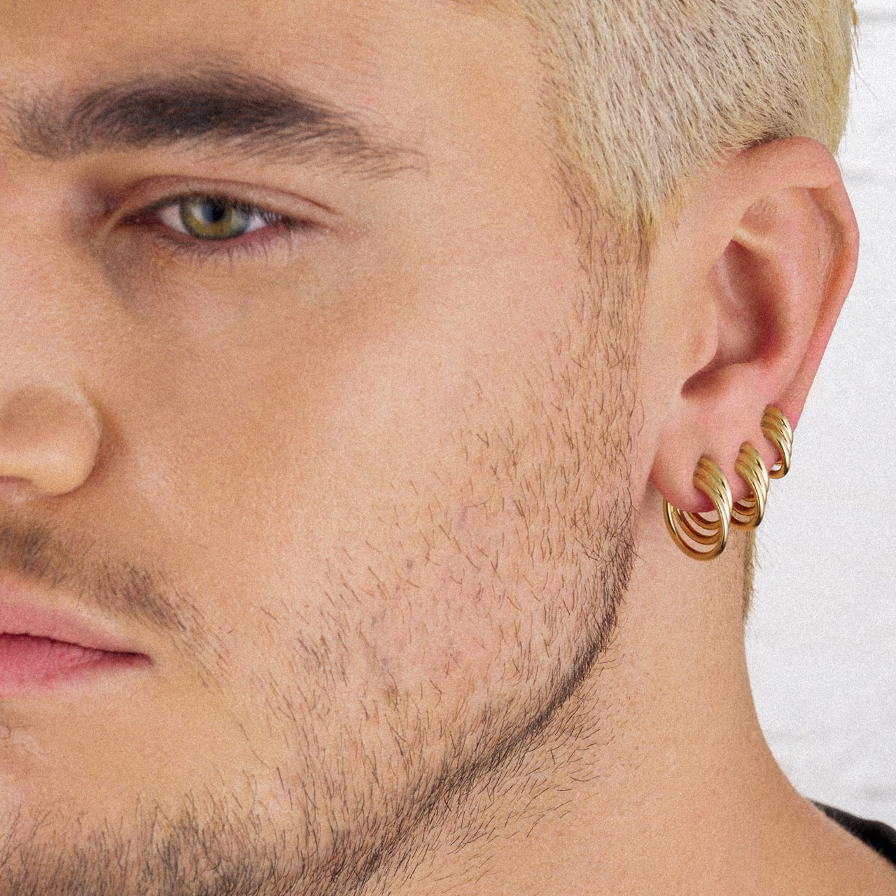 Bound Hoop Size 2 Earrings - Yellow Gold Vermeil