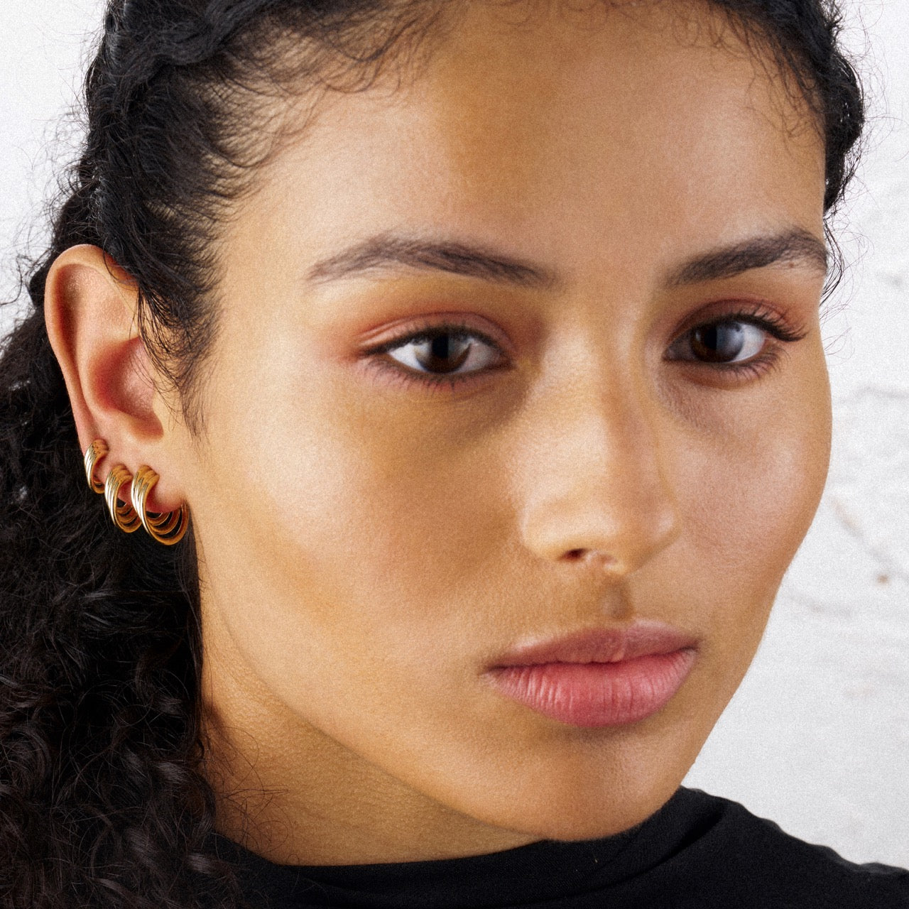 Bound Hoop Size 3 Earrings - Yellow Gold Vermeil