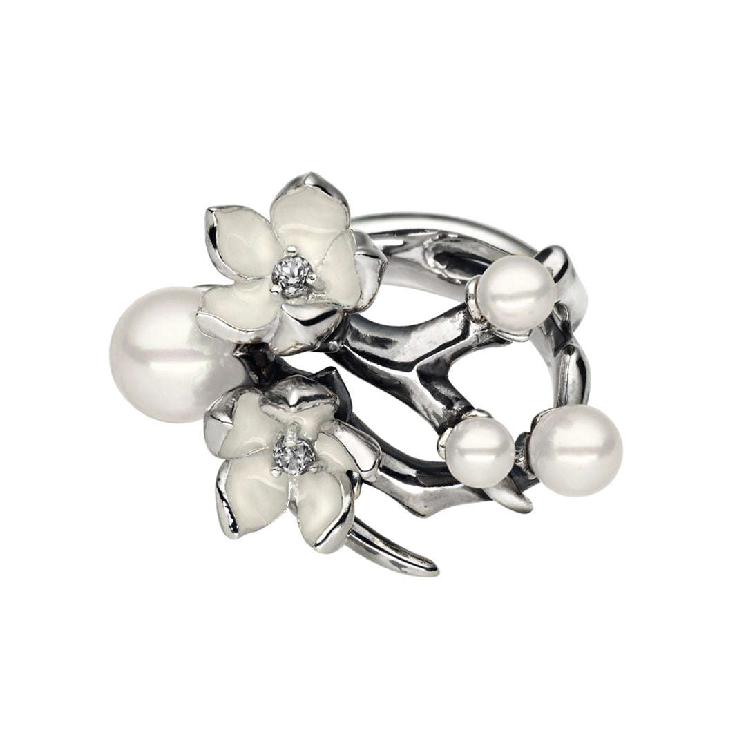 Iconic Cherry Blossom Box Set - Silver & Diamond