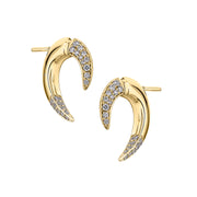 Talon Fine Earrings - 18ct Yellow Gold & Diamond