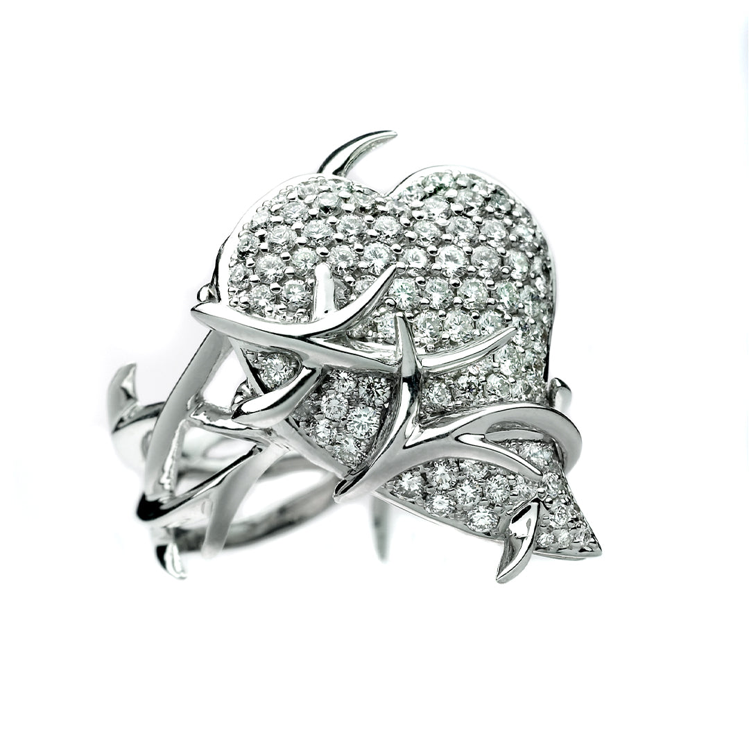 Impassioned Cherish Ring - 18ct White Gold & Diamond