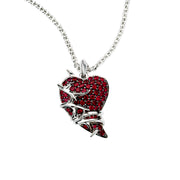 Impassioned Necklace - 18ct White Gold & Ruby