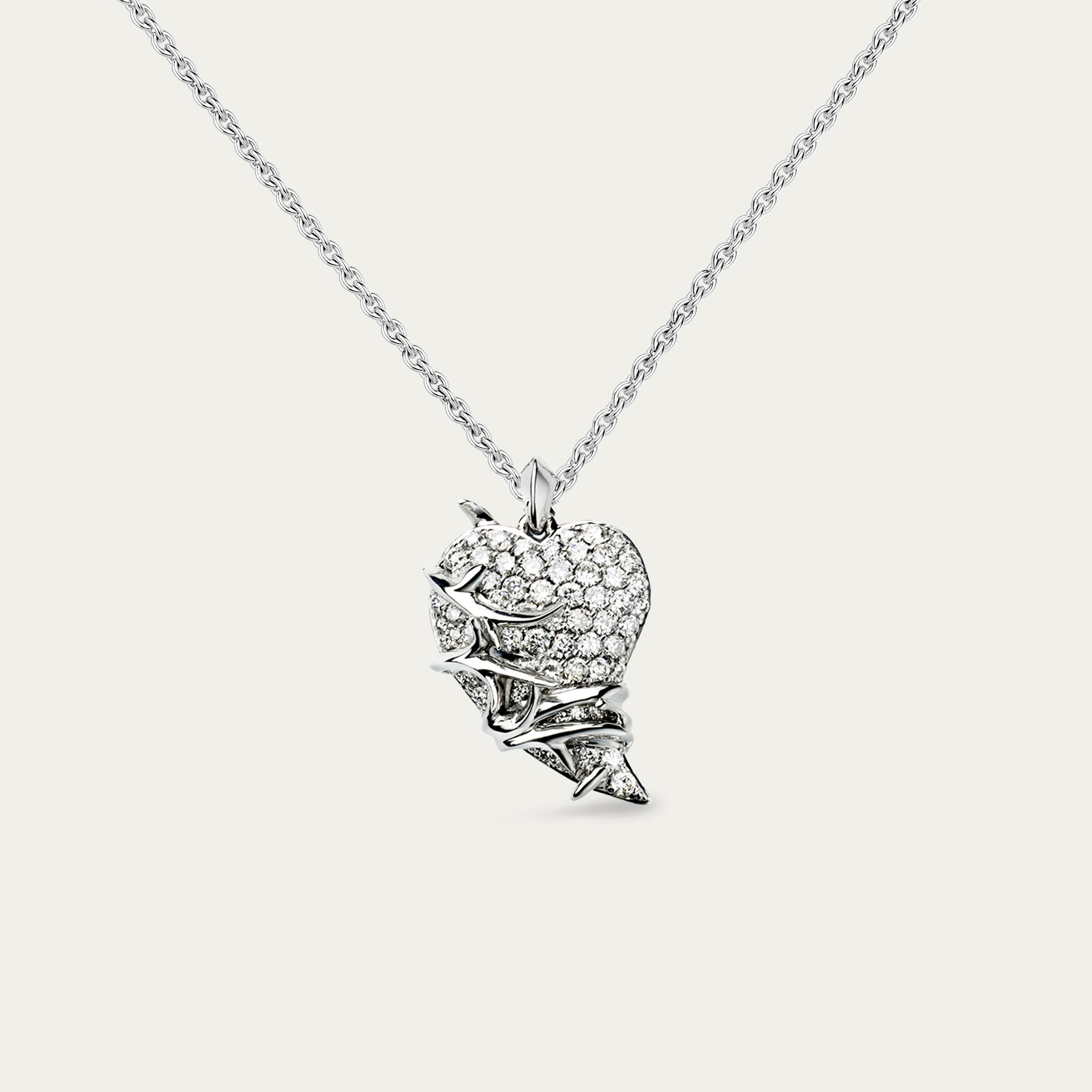 Impassioned Necklace - 18ct White Gold & Diamond