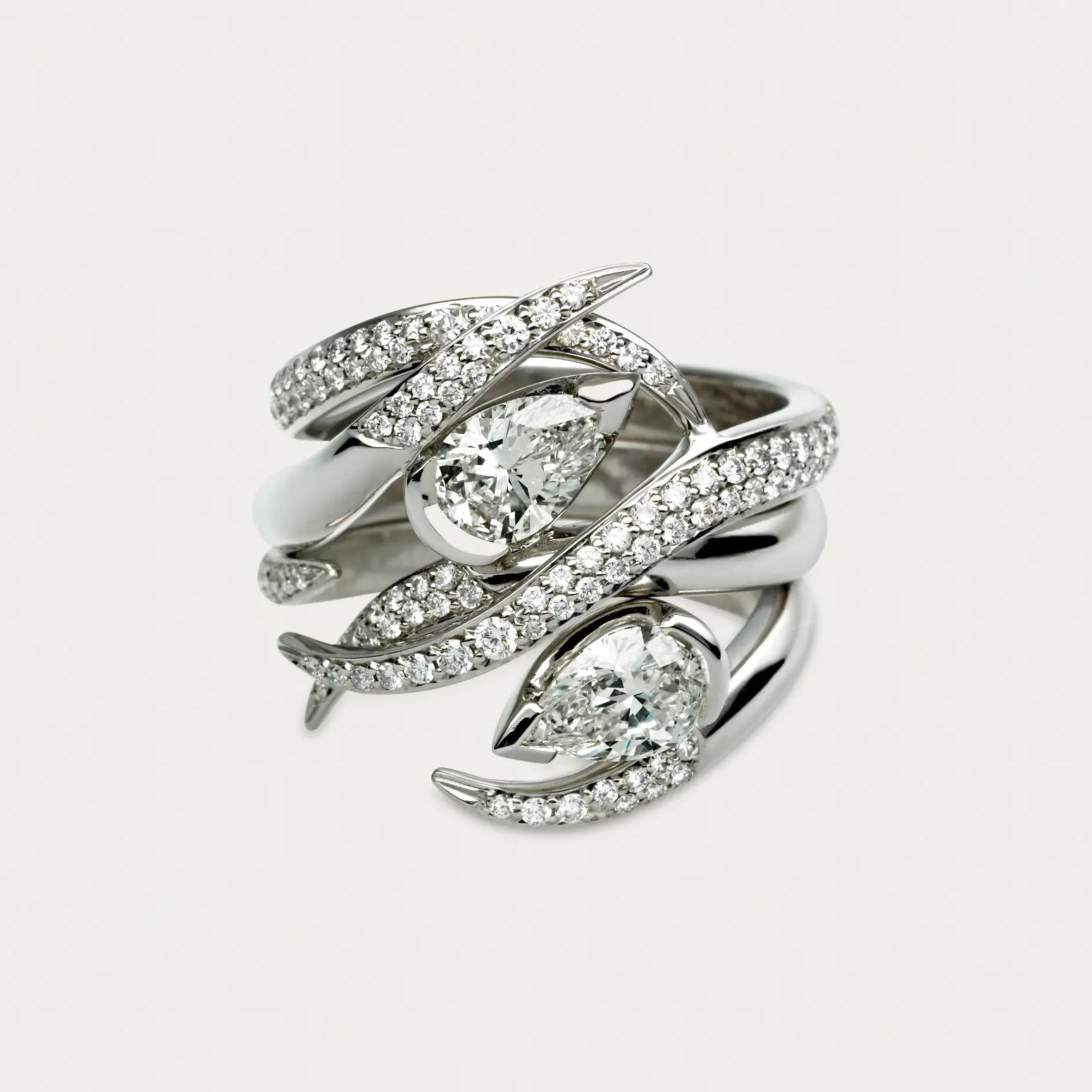 Interlocking Ariana Bridal Ring Set