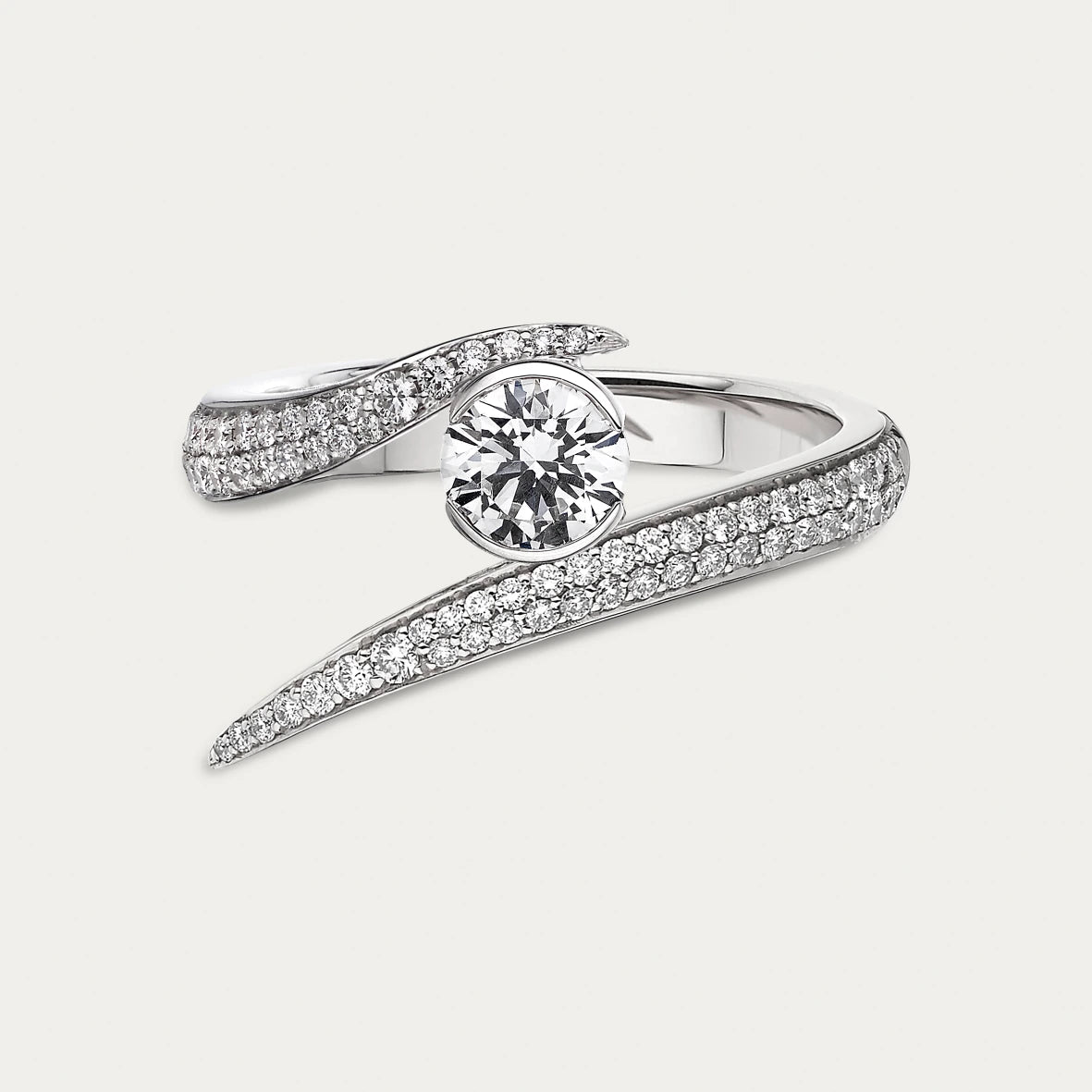 Interlocking Engagement Ring