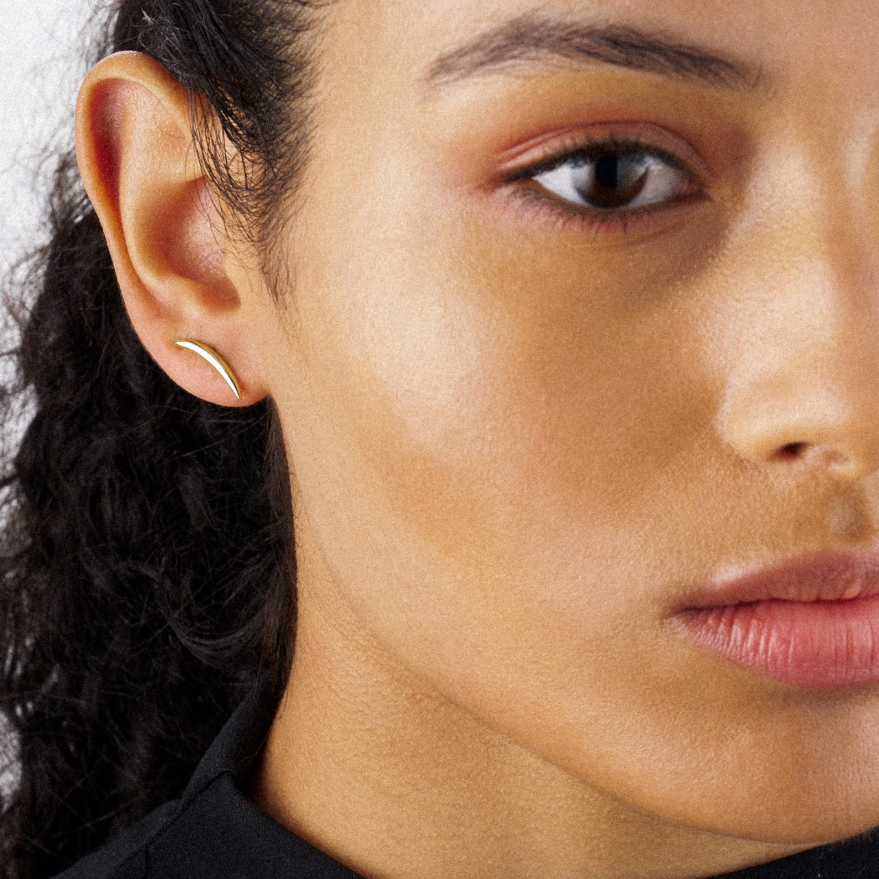 Quill Stud Earrings - Yellow Gold Vermeil