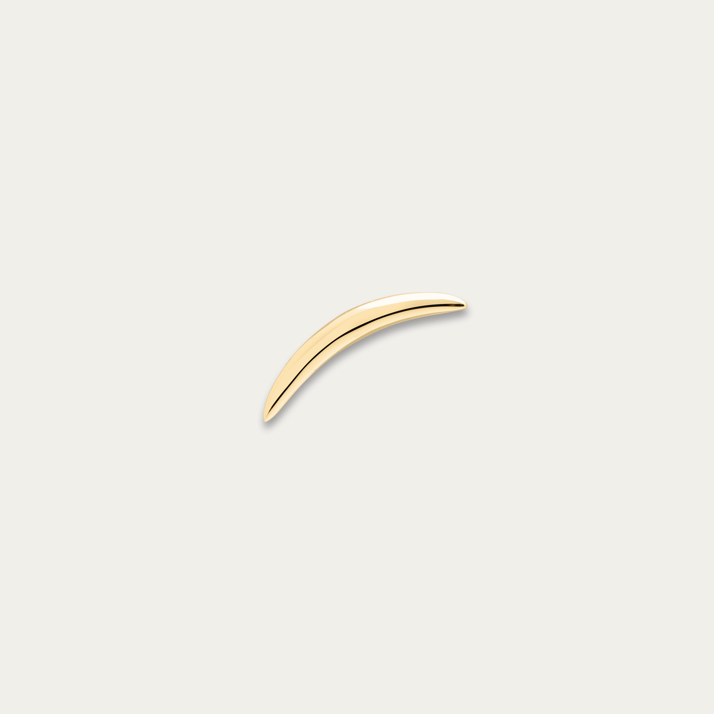 Quill Stud Earrings - Yellow Gold Vermeil