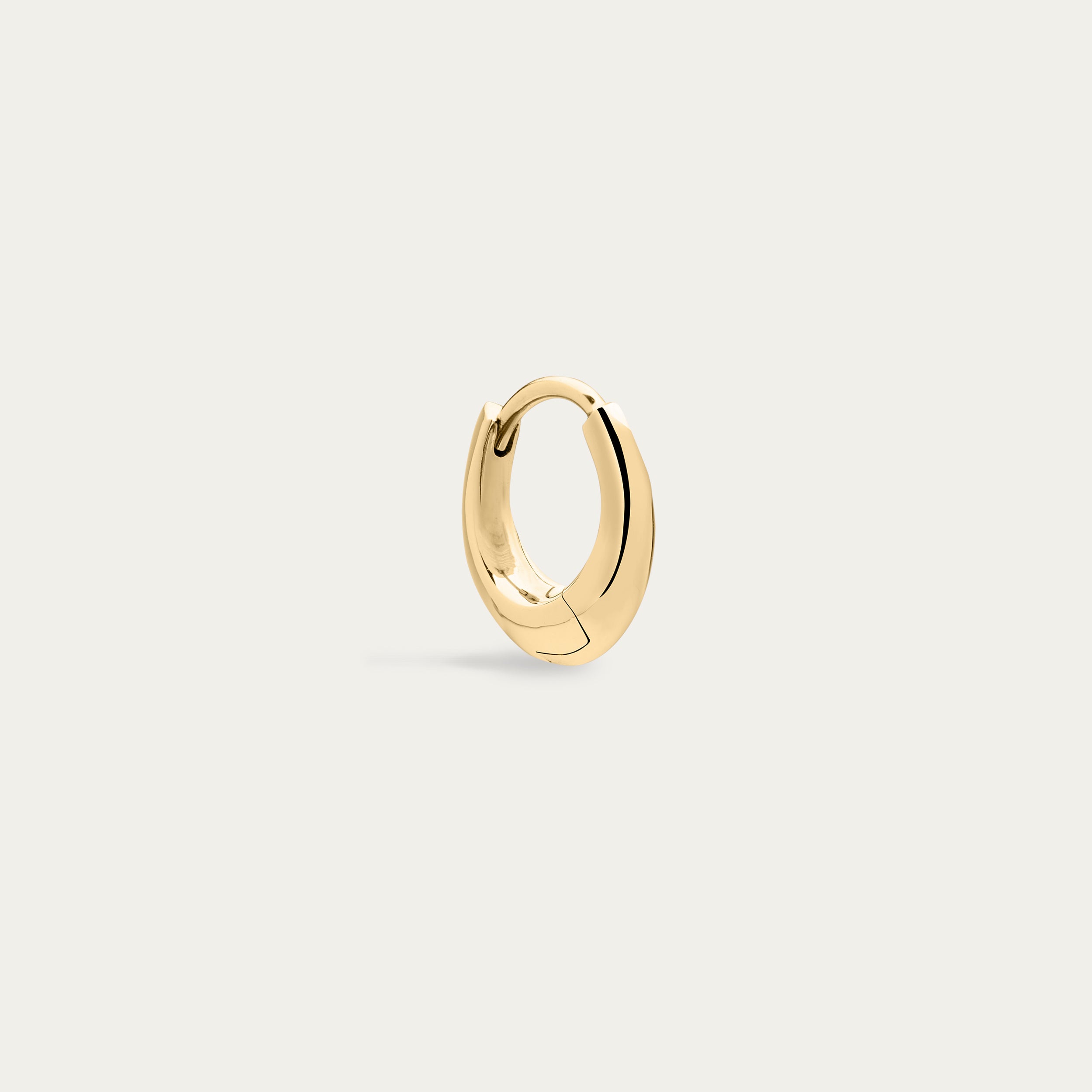 Sabre Mini Hoop Earrings - Yellow Gold Vermeil