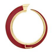 Sabre Solis Cuff - Yellow Gold Vermeil & Sienna Ceramic