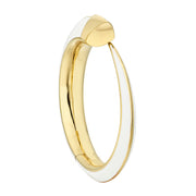 Sabre Solis Cuff - Yellow Gold Vermeil & Chalk Ceramic