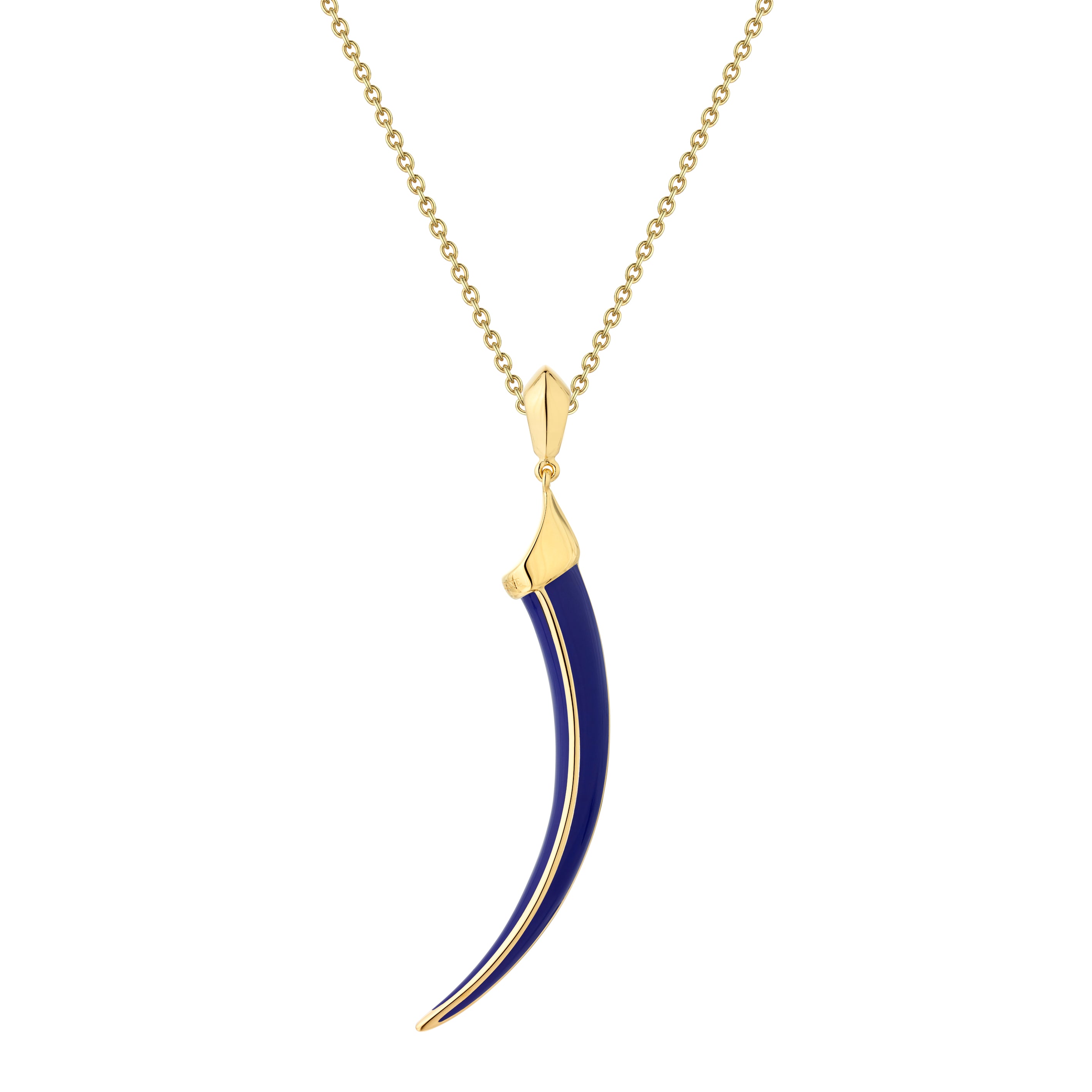Sabre Solis Pendant - Yellow Gold Vermeil & Atlantic Ceramic