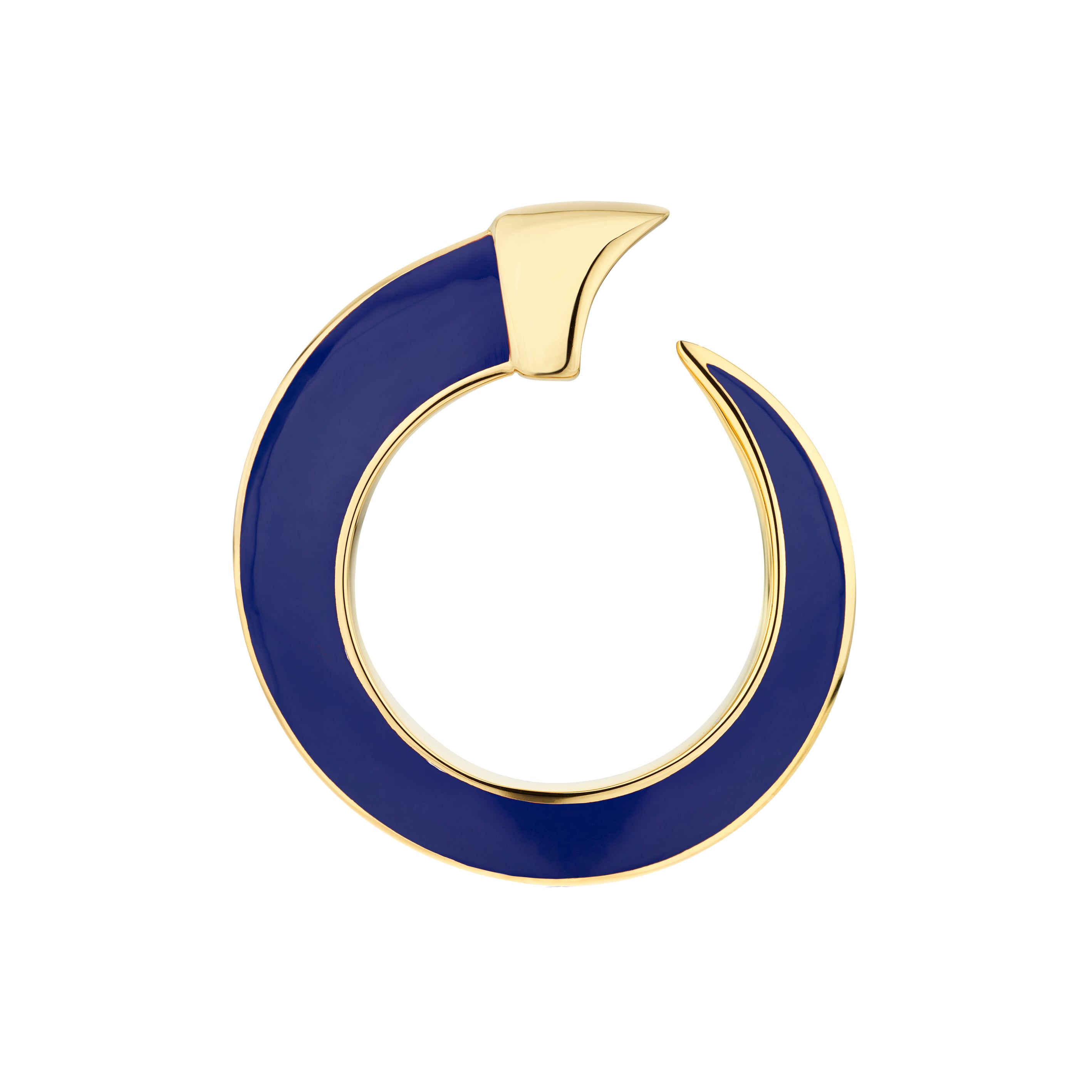 Sabre Solis Ring - Yellow Gold Vermeil & Atlantic Ceramic