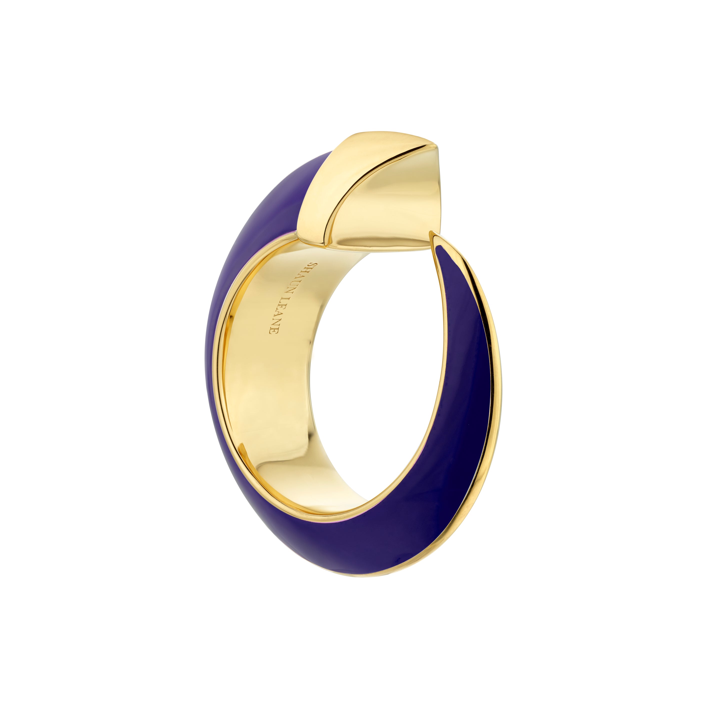 Sabre Solis Ring - Yellow Gold Vermeil & Atlantic Ceramic