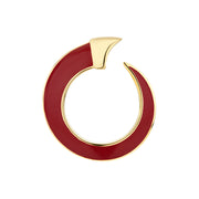 Sabre Solis Ring - Yellow Gold Vermeil & Sienna Ceramic