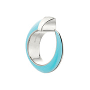 Sabre Solis Ring - Silver & Lagoon Ceramic