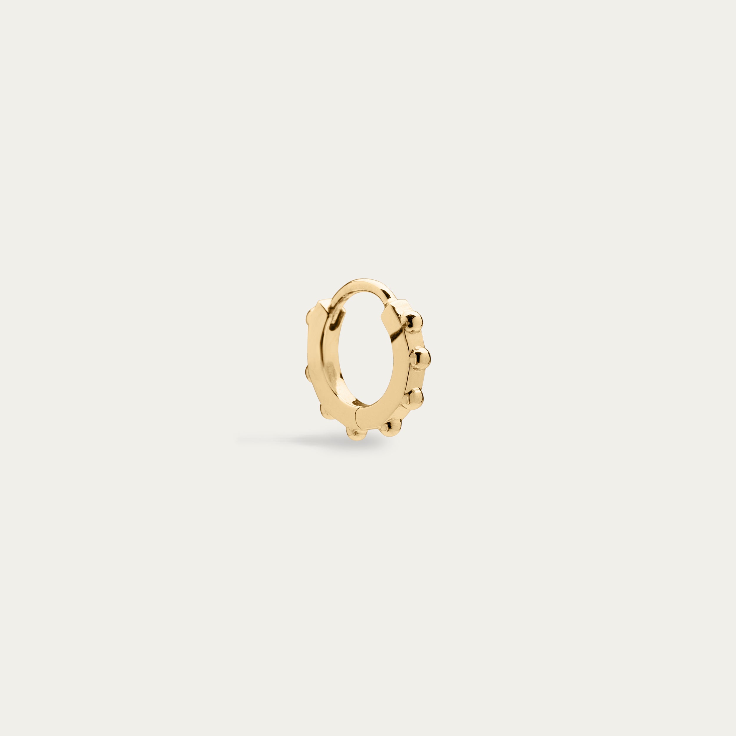 Spur Mini Hoop Earrings - Yellow Gold Vermeil