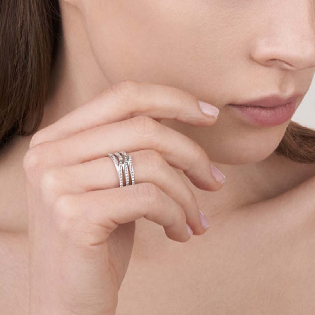 Armis Triple Diamond Row Ring