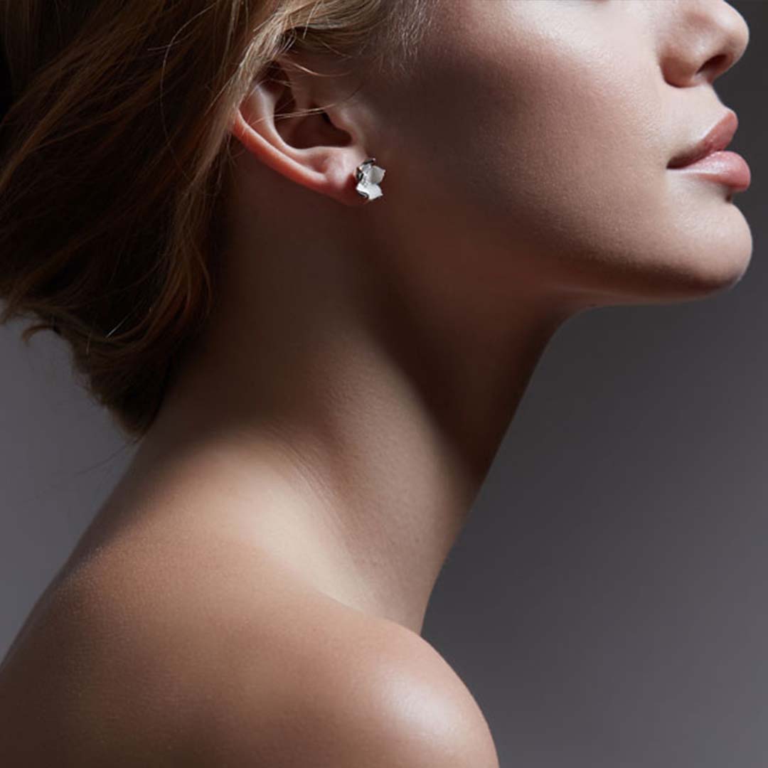 Cherry Blossom Large Flower Earrings