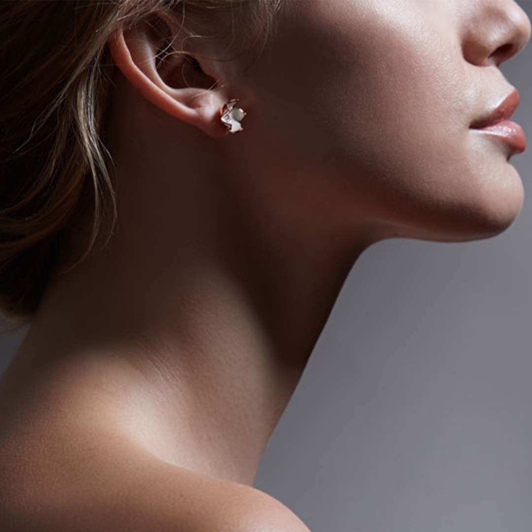 Cherry Blossom Large Flower Earrings