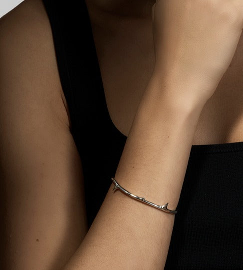 Rose Thorn Bangle
