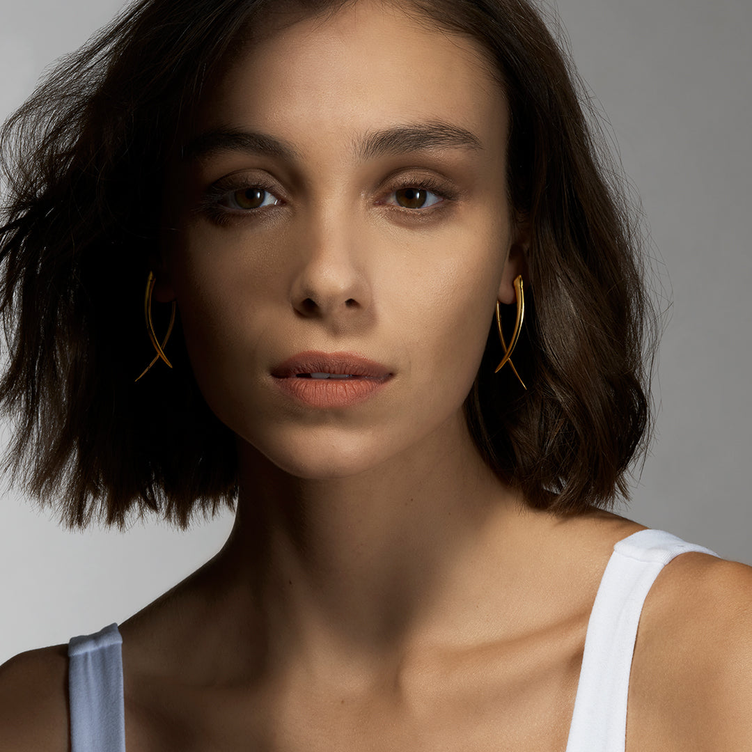 Sabre Crossover Earrings