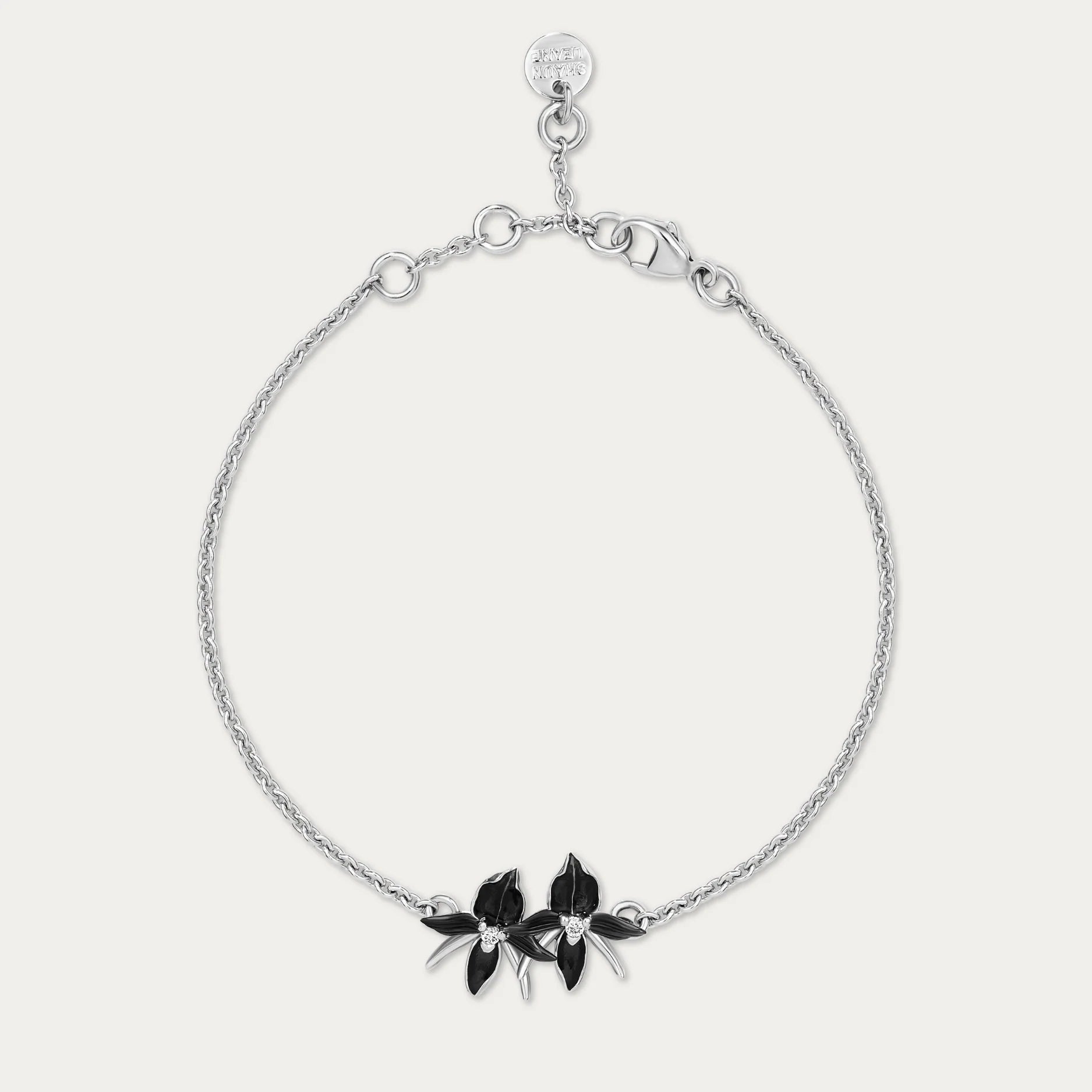 shaun-leane-london-black-orchid-flower-bracelet-silver