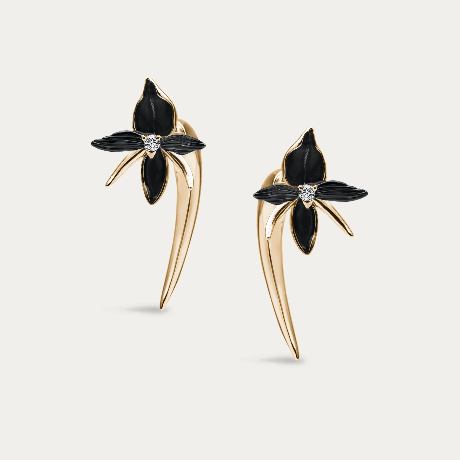 shaun-leane-london-black-orchid-talon-earrings-18ct-yellow-gold-plated