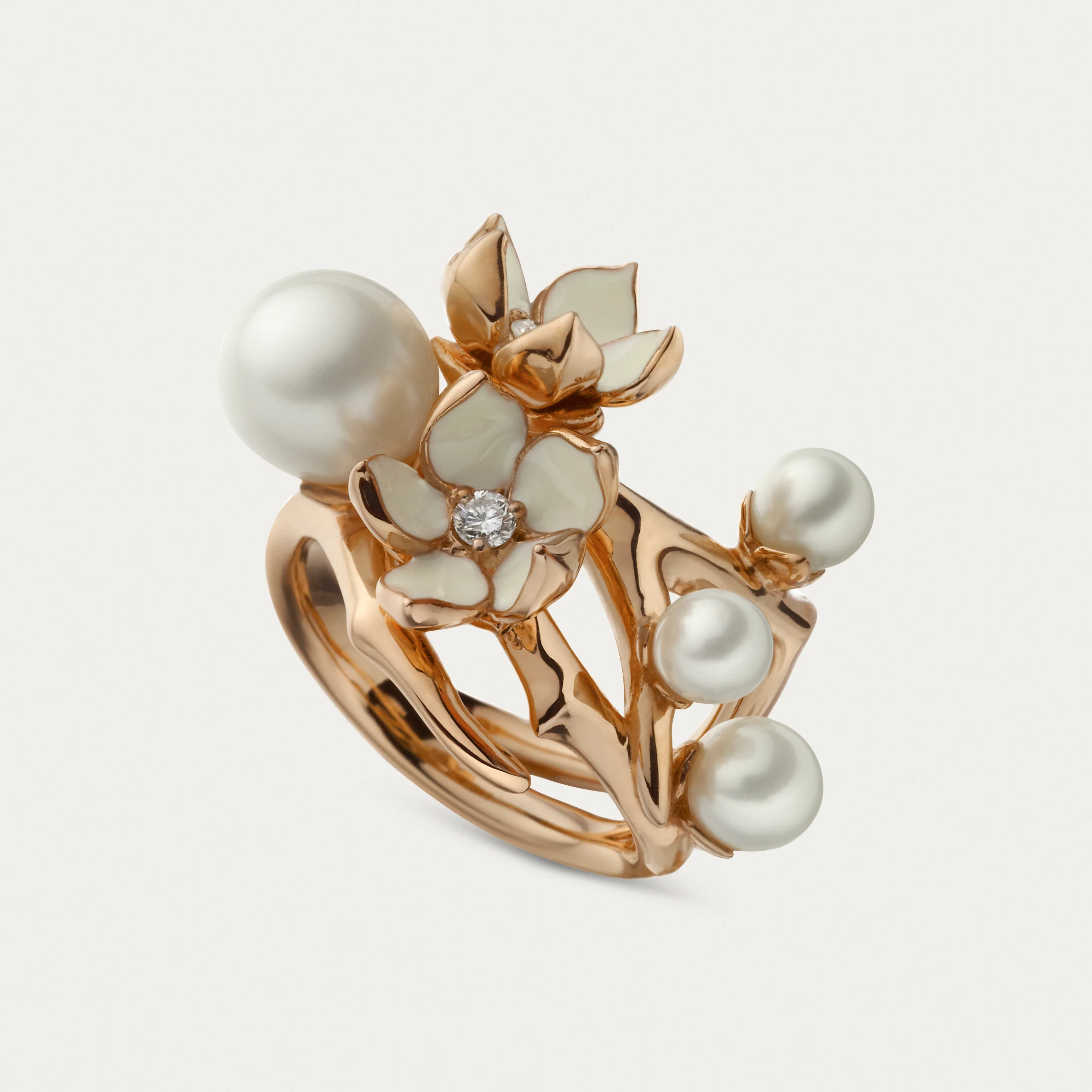 shaun-leane-london-cherry-blossom-double-flower-ring -18ct-rose-gold