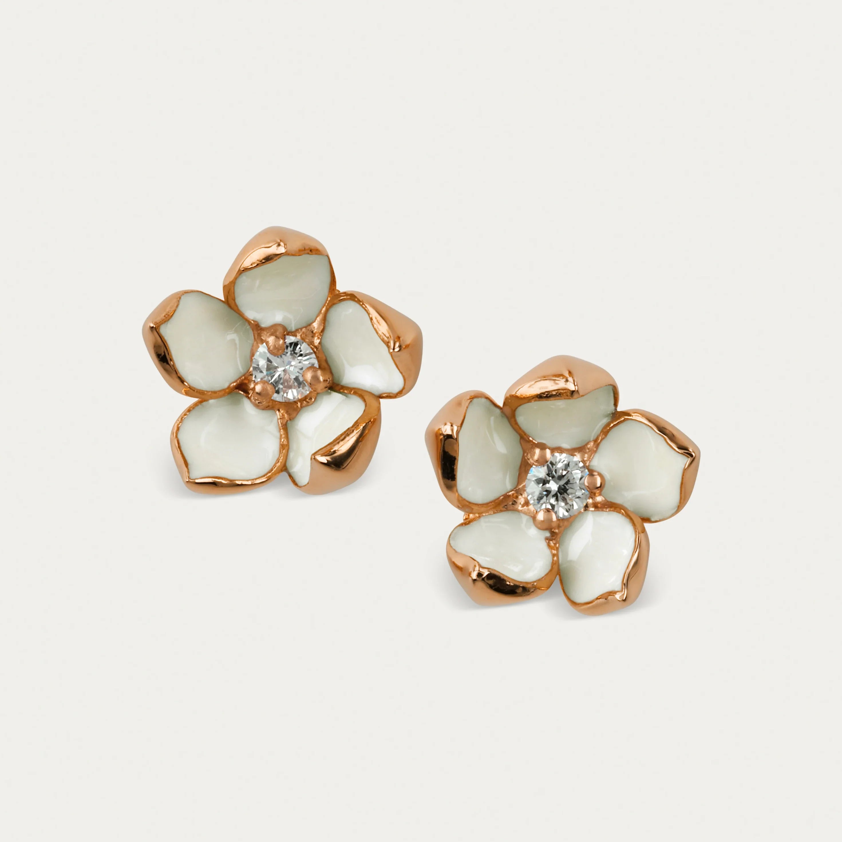shaun-leane-london-cherry-blossom-flower-earrings -18ct-rose-gold