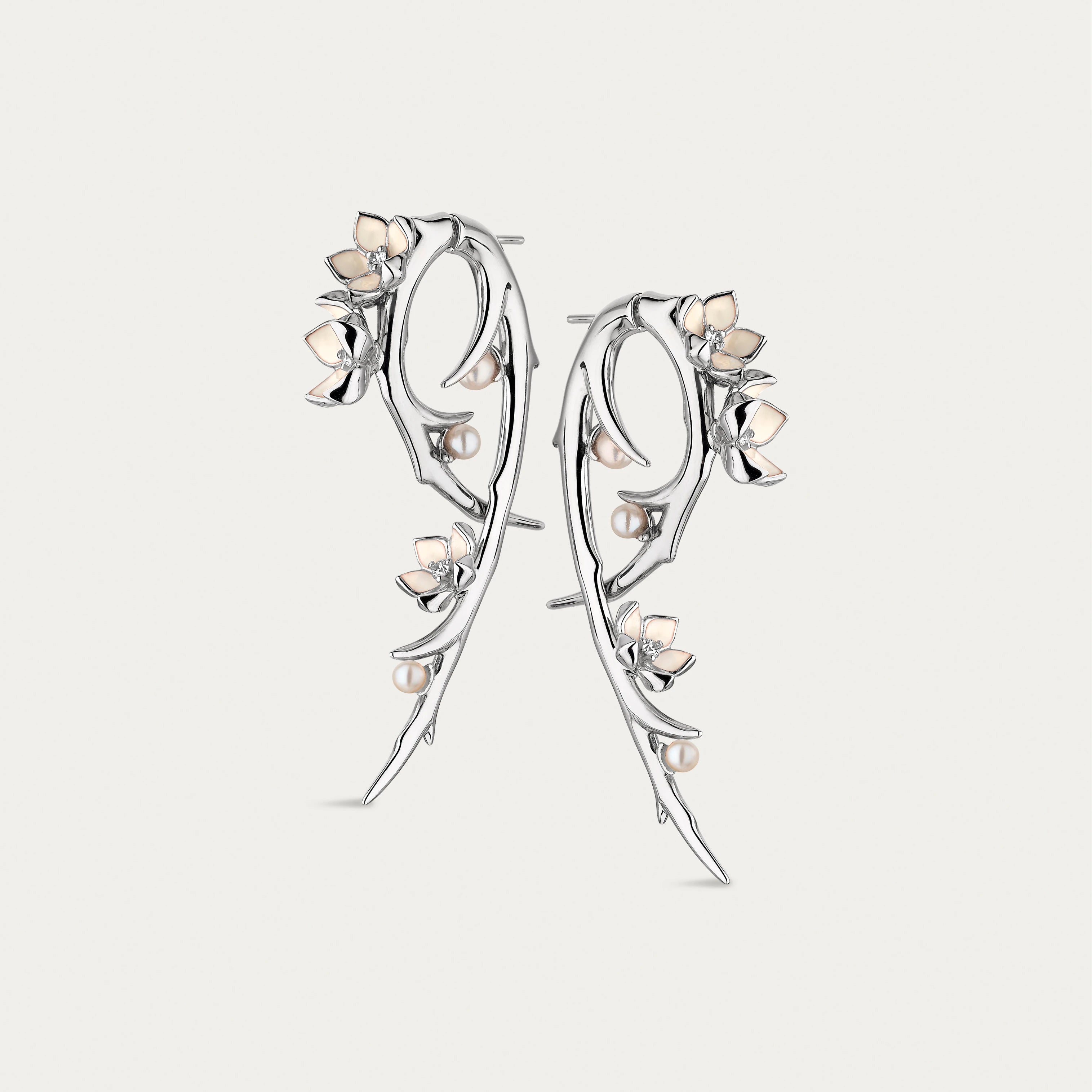 shaun-leane-london-cherry-blossom-hook-earrings-silver