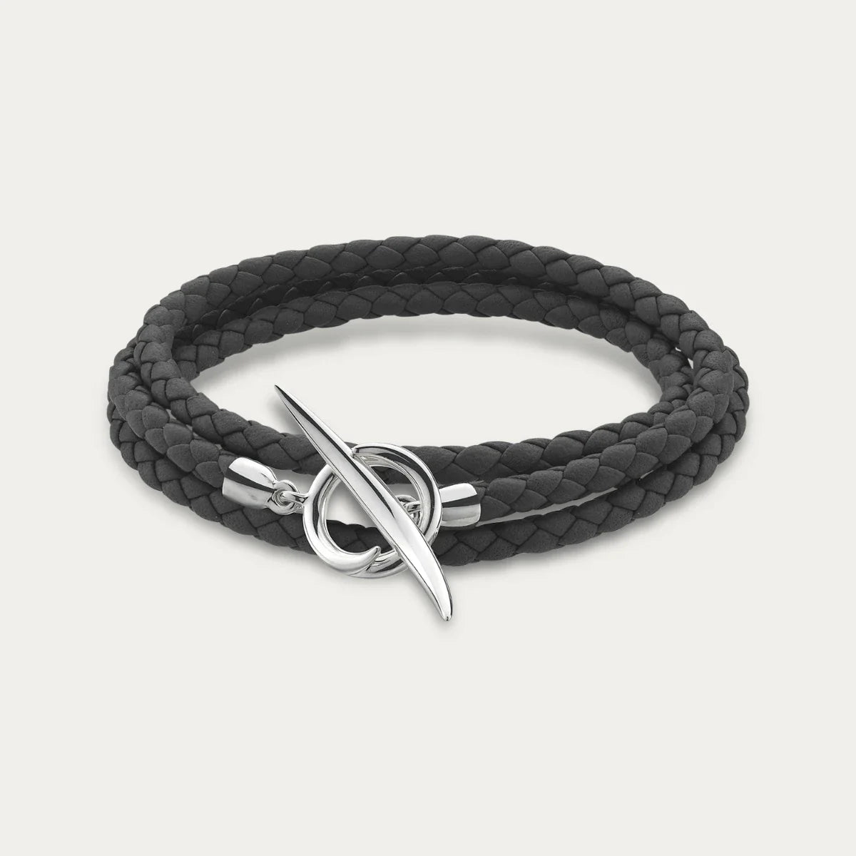shaun-leane-london-quill-rope-bracelet-leather-silver