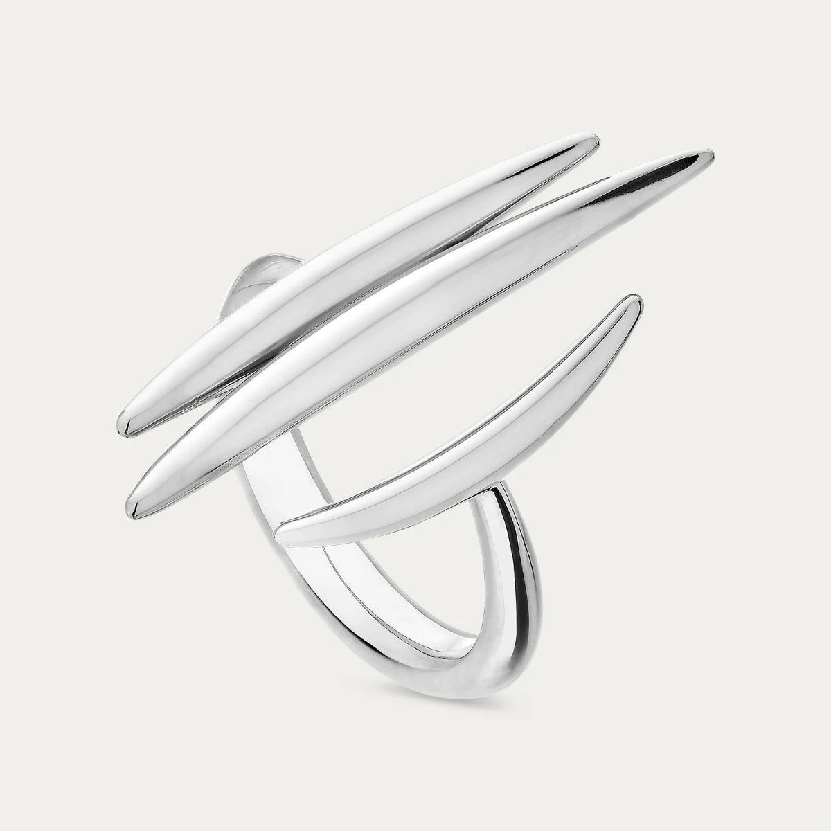 Quill Triple Bar Ring